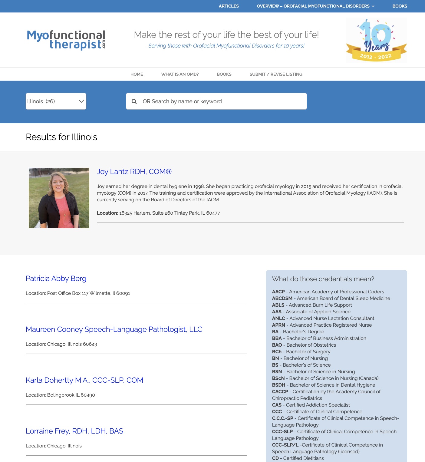 myo-location-results